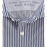 OLYMP - Level 5 Body Fit Overhemd - Lichtblauw - Tricot - Strijkvriendelijk