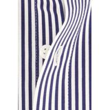 OLYMP - Level 5 Body Fit Overhemd - Lichtblauw - Tricot - Strijkvriendelijk