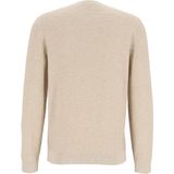 OLYMP - Modern Fit - Trui - Beige - 100% Katoen - O-hals