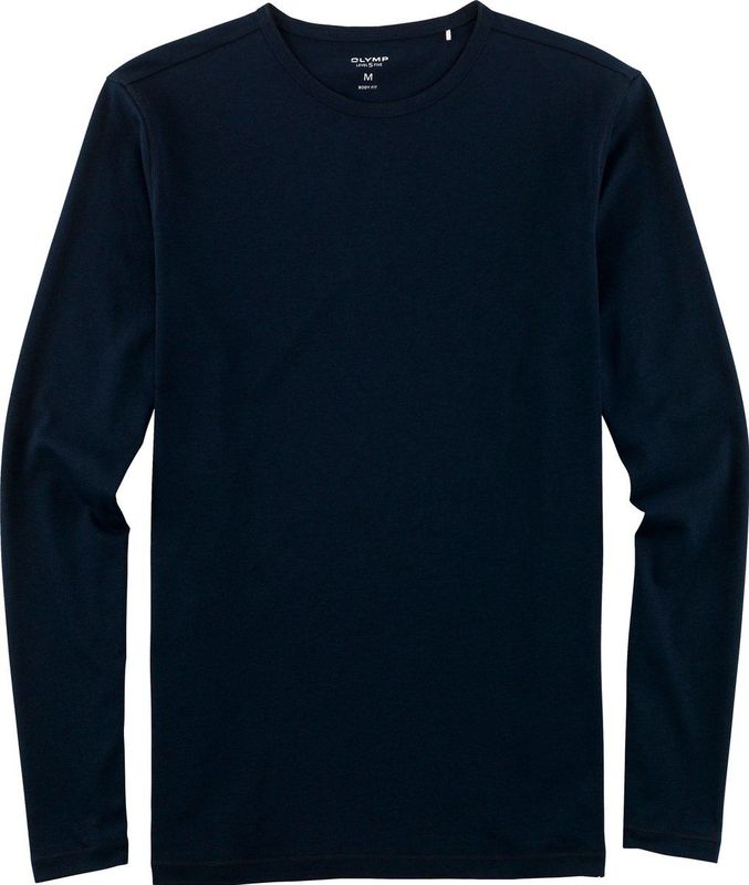 Slim Fit Langarmshirt aus Baumwoll-Mix