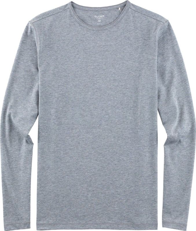 OLYMP Casual modern fit T-shirt - lichtgrijs