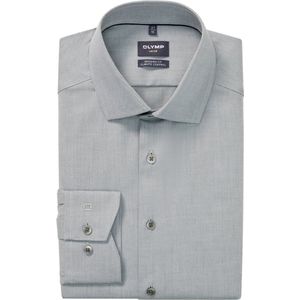 OLYMP - Luxor 24/7 - Overhemd - Lindegroen - Strijkvriendelijk - Boordmaat 42
