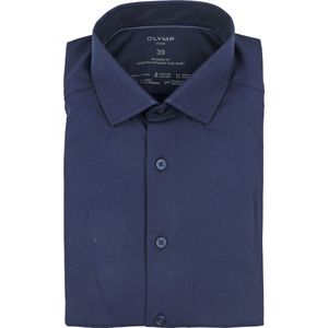 OLYMP - Luxor - Overhemd - Lichtblauw - Strijkvrij - 64% Katoen