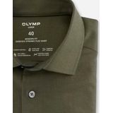 OLYMP - Luxor 24/7 - Overhemd - Lindegroen - Modern Fit - Strijkvriendelijk