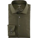 OLYMP - Luxor 24/7 - Overhemd - Lindegroen - Modern Fit - Strijkvriendelijk