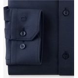 OLYMP Overhemd - 24/7 No. 6 Superslim Fit - Marine Blauw - Twill