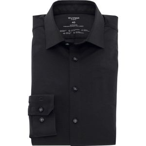 OLYMP No. Six 24/Seven Overhemd, super slim, Urban Kent, Zwart