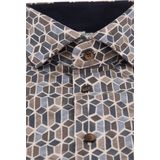 OLYMP - Multicolor Fantasie - Overhemd - 100% Katoen - Kent Kraag