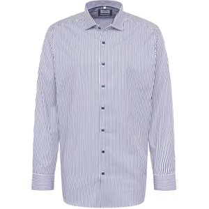 OLYMP - Level Five - Overhemd - Marineblauw - Keperstof - Body Fit