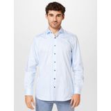 OLYMP - Level 5 - Body Fit Overhemd - Bleu Gestreept - Twill