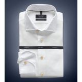 OLYMP SIGNATURE - Overhemd - Champagne - Linnen - Kent-kraag