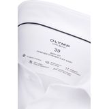 OLYMP 24/7 Level 5 Body Fit Overhemd - Wit - Twill - Strijkvriendelijk