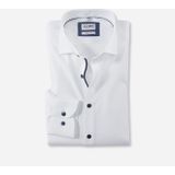 OLYMP - Heren Overhemd - Wit - Body Fit - Lange Mouwen