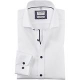 OLYMP - Heren Overhemd - Wit - Body Fit - Lange Mouwen