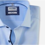 OLYMP - Heren Overhemd - Lichtblauw - Twill - Body Fit