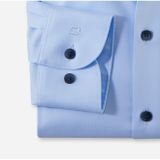 OLYMP - Heren Overhemd - Lichtblauw - Twill - Body Fit