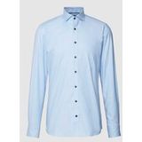 OLYMP - Heren Overhemd - Lichtblauw - Twill - Body Fit