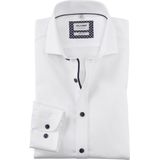OLYMP Level 5 Overhemd - Wit - Twill - Strijkvriendelijk