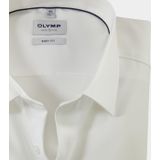 OLYMP - Level 5 - Body Fit Overhemd - Lichtbeige - Mouwlengte 7 - Strijkvriendelijk