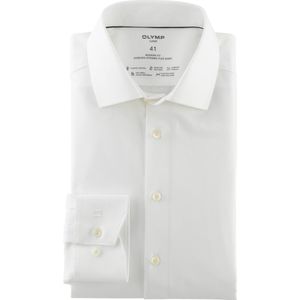 OLYMP Effen Modern Fit Overhemd - Kentkraag - Lange Mouwen