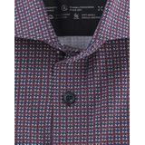 OLYMP - Luxor 24/7 - Overhemd - Oranjerood - Modern Fit - Tricot