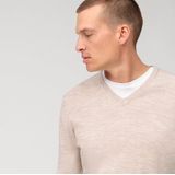 Olymp Casual Trui Wol Beige - Heren - Pullovers