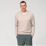 Olymp Casual Trui Wol Beige - Heren - Pullovers