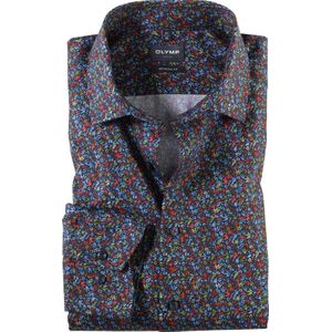 OLYMP - Luxor - Overhemd - Rood - Modern Fit - Popeline