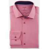 OLYMP - Luxor 24/7 - Overhemd - Rood - Modern Fit - Twill