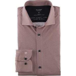 OLYMP - Multicolor Fantasie - Overhemd - Kent Kraag - Katoen/Elastaan