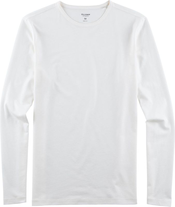 OLYMP Casual modern fit T-shirt - gebroken wit