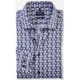 OLYMP Luxor modern fit overhemd, popeline, natuur dessin