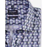 OLYMP Luxor modern fit overhemd, popeline, natuur dessin