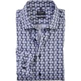 OLYMP Luxor modern fit overhemd, popeline, natuur dessin