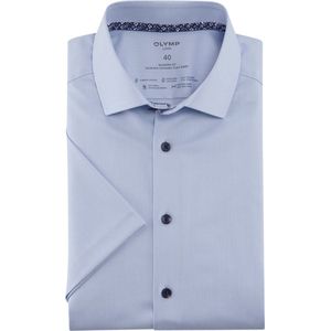 Olymp overhemd korte mouw lichtblauw