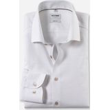 VENTI - Body Fit - Overhemd - Beige - Korte Mouw - Strijkvriendelijk