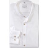 OLYMP - Level 5 - Overhemd - Lichtbeige - Strijkvriendelijk - Body Fit