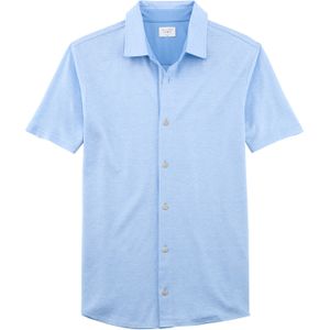 OLYMP Level Five Casual body fit polo - lichtblauw