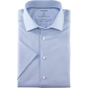 OLYMP - Luxor 24/7 - Overhemd - Bleu - Strijkvriendelijk - Dynamic Flex