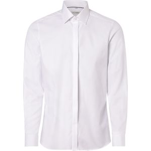 OLYMP Level 5 Overhemd - Wit - Twill - Strijkvriendelijk