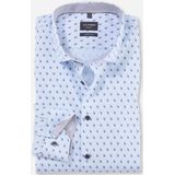 OLYMP - No. 6 - Overhemd - Taupe - Super Slim Fit - Popeline