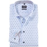 OLYMP - No. 6 - Overhemd - Taupe - Super Slim Fit - Popeline