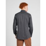 OLYMP - No. 6 - Overhemd - Zwart - Super Slim Fit - Popeline