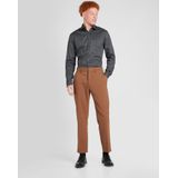 OLYMP - No. 6 - Overhemd - Zwart - Super Slim Fit - Popeline