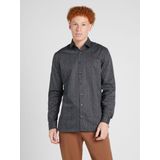 OLYMP - No. 6 - Overhemd - Zwart - Super Slim Fit - Popeline