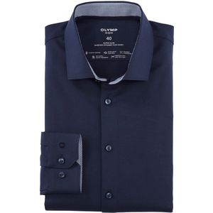 Olymp - Overhemd - Navy - Katoen - Extra Slim Fit