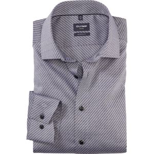 OLYMP - Luxor - Overhemd - Zwart - Katoen - Modern Fit