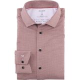 OLYMP - Luxor 24/7 - Overhemd - Baksteenrood - Dynamic Flex