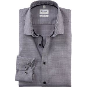 OLYMP - Level Five - Overhemd - Zwart - Katoen - Body Fit