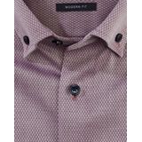 Olymp, Heren, Overhemden, Paars, Maat: 2XL